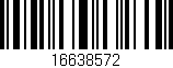 Código de barras (EAN, GTIN, SKU, ISBN): '16638572'