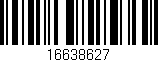 Código de barras (EAN, GTIN, SKU, ISBN): '16638627'