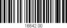 Código de barras (EAN, GTIN, SKU, ISBN): '16642.00'