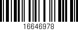 Código de barras (EAN, GTIN, SKU, ISBN): '16646978'