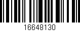 Código de barras (EAN, GTIN, SKU, ISBN): '16648130'
