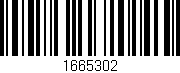 Código de barras (EAN, GTIN, SKU, ISBN): '1665302'
