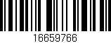 Código de barras (EAN, GTIN, SKU, ISBN): '16659766'