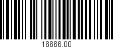 Código de barras (EAN, GTIN, SKU, ISBN): '16666.00'