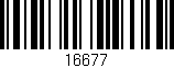 Código de barras (EAN, GTIN, SKU, ISBN): '16677'