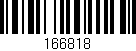 Código de barras (EAN, GTIN, SKU, ISBN): '166818'