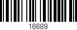 Código de barras (EAN, GTIN, SKU, ISBN): '16689'