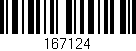 Código de barras (EAN, GTIN, SKU, ISBN): '167124'