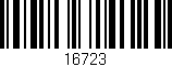 Código de barras (EAN, GTIN, SKU, ISBN): '16723'