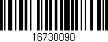 Código de barras (EAN, GTIN, SKU, ISBN): '16730090'