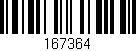 Código de barras (EAN, GTIN, SKU, ISBN): '167364'