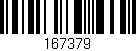 Código de barras (EAN, GTIN, SKU, ISBN): '167379'