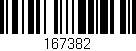 Código de barras (EAN, GTIN, SKU, ISBN): '167382'