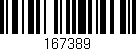 Código de barras (EAN, GTIN, SKU, ISBN): '167389'