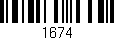 Código de barras (EAN, GTIN, SKU, ISBN): '1674'