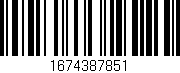 Código de barras (EAN, GTIN, SKU, ISBN): '1674387851'