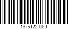 Código de barras (EAN, GTIN, SKU, ISBN): '16751229089'