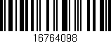 Código de barras (EAN, GTIN, SKU, ISBN): '16764098'