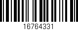 Código de barras (EAN, GTIN, SKU, ISBN): '16764331'