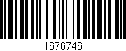 Código de barras (EAN, GTIN, SKU, ISBN): '1676746'