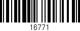 Código de barras (EAN, GTIN, SKU, ISBN): '16771'