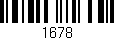Código de barras (EAN, GTIN, SKU, ISBN): '1678'