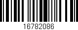 Código de barras (EAN, GTIN, SKU, ISBN): '16782086'