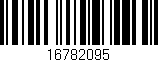 Código de barras (EAN, GTIN, SKU, ISBN): '16782095'