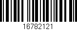 Código de barras (EAN, GTIN, SKU, ISBN): '16782121'