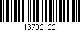 Código de barras (EAN, GTIN, SKU, ISBN): '16782122'
