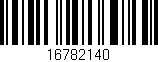 Código de barras (EAN, GTIN, SKU, ISBN): '16782140'