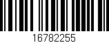 Código de barras (EAN, GTIN, SKU, ISBN): '16782255'