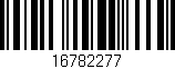Código de barras (EAN, GTIN, SKU, ISBN): '16782277'