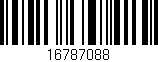 Código de barras (EAN, GTIN, SKU, ISBN): '16787088'