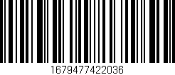 Código de barras (EAN, GTIN, SKU, ISBN): '1679477422036'