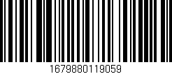 Código de barras (EAN, GTIN, SKU, ISBN): '1679880119059'