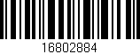 Código de barras (EAN, GTIN, SKU, ISBN): '16802884'