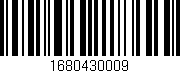 Código de barras (EAN, GTIN, SKU, ISBN): '1680430009'