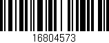 Código de barras (EAN, GTIN, SKU, ISBN): '16804573'