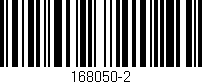 Código de barras (EAN, GTIN, SKU, ISBN): '168050-2'