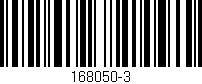 Código de barras (EAN, GTIN, SKU, ISBN): '168050-3'