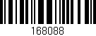 Código de barras (EAN, GTIN, SKU, ISBN): '168088'