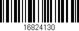 Código de barras (EAN, GTIN, SKU, ISBN): '16824130'