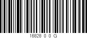 Código de barras (EAN, GTIN, SKU, ISBN): '16828_0_0_G'