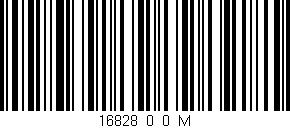 Código de barras (EAN, GTIN, SKU, ISBN): '16828_0_0_M'