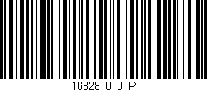 Código de barras (EAN, GTIN, SKU, ISBN): '16828_0_0_P'