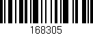 Código de barras (EAN, GTIN, SKU, ISBN): '168305'
