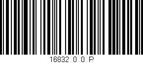 Código de barras (EAN, GTIN, SKU, ISBN): '16832_0_0_P'