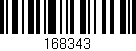 Código de barras (EAN, GTIN, SKU, ISBN): '168343'