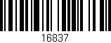 Código de barras (EAN, GTIN, SKU, ISBN): '16837'